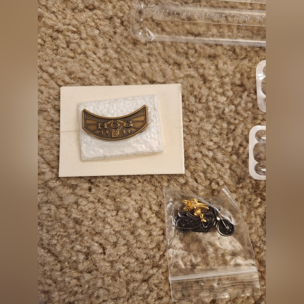 Harley Davidson Owners Group H.O.G. Pins Lot Of 10 - Picture 2 of 5